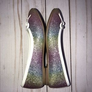 Gymboree Rainbow Glitter Flats